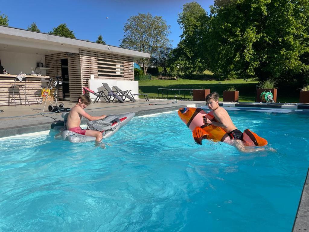 Appartement 5 Personnes Avec Acces Piscine Et Jacuzzi Villers-la-Ville Buitenkant foto